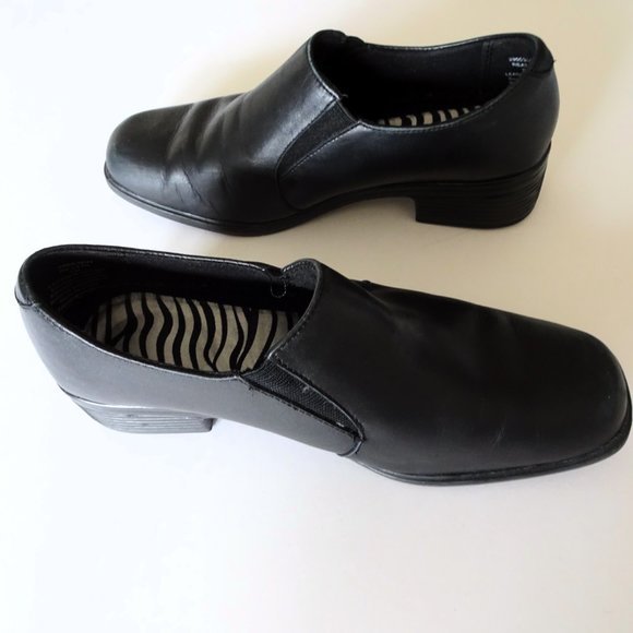 Tarantula Black Rubber Slip Resistant Work Dress Shoes - Picture 2 of 9